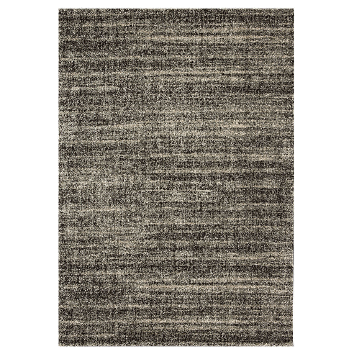 Short-pile modern rug, dense mottled brown and white, for living room, bedroom, children's room