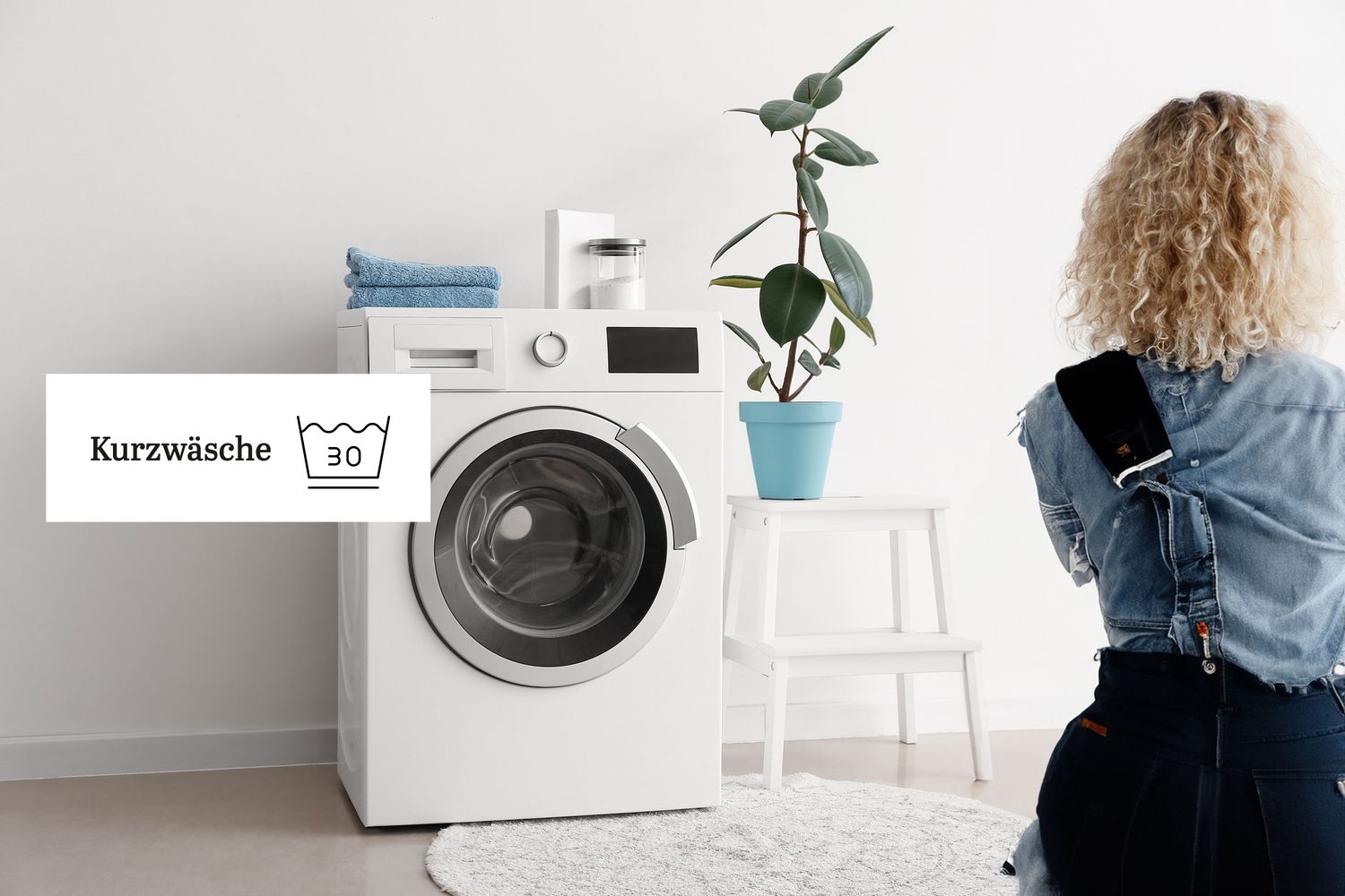 Carpet for living room/bedroom: Fluffy, short pile – washable and suitable for underfloor heating-zoom-16