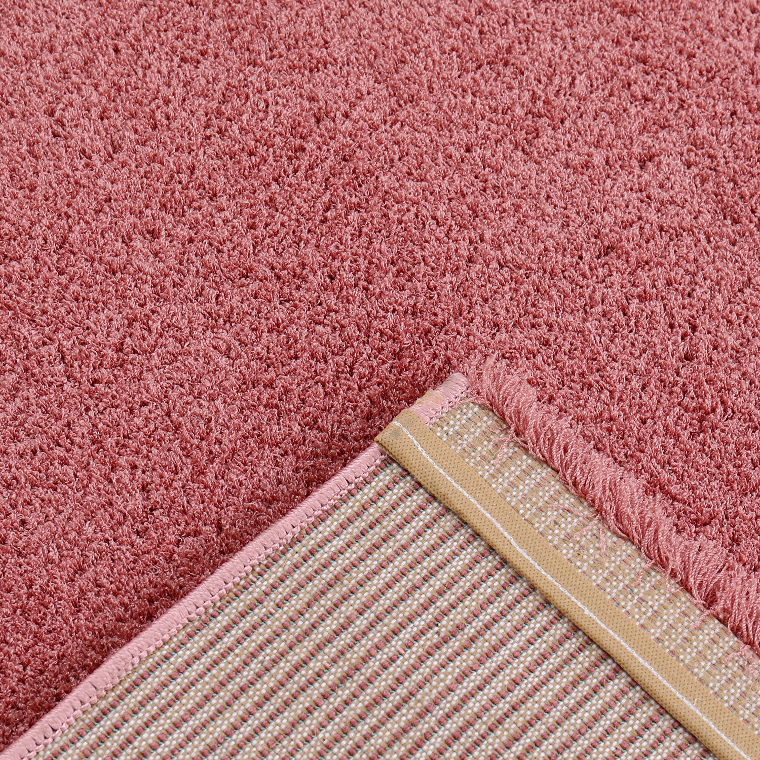 Teppich Hochflor Rosa Extra Weich Mikrofiber Flauschiger für Wohnzimmer, Schlafzimmer, kinderzimmer-zoom-3