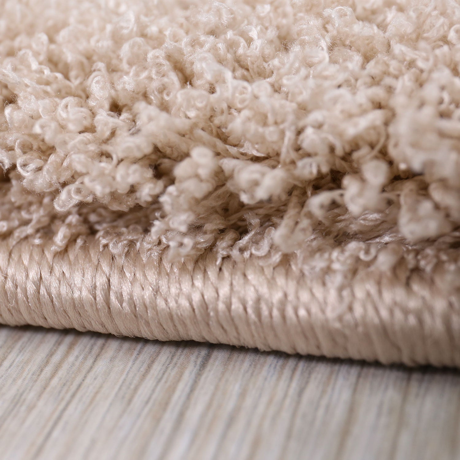 Teppich Hochflor Beige Extra Weich Mikrofiber Flauschiger für Wohnzimmer, Schlafzimmer, kinderzimmer-4