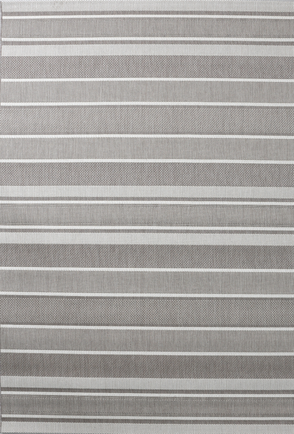 Flatweave Rug Striped Indoor and Outdoor Durable 100% Polypropylene Beige-zoom-5