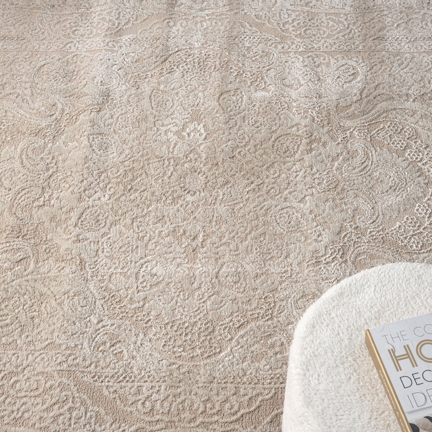 Teppich Kurzflor Modern 3D Muster Hoch-Tief-Struktur Wohnzimmer&Schlafzimmer-22