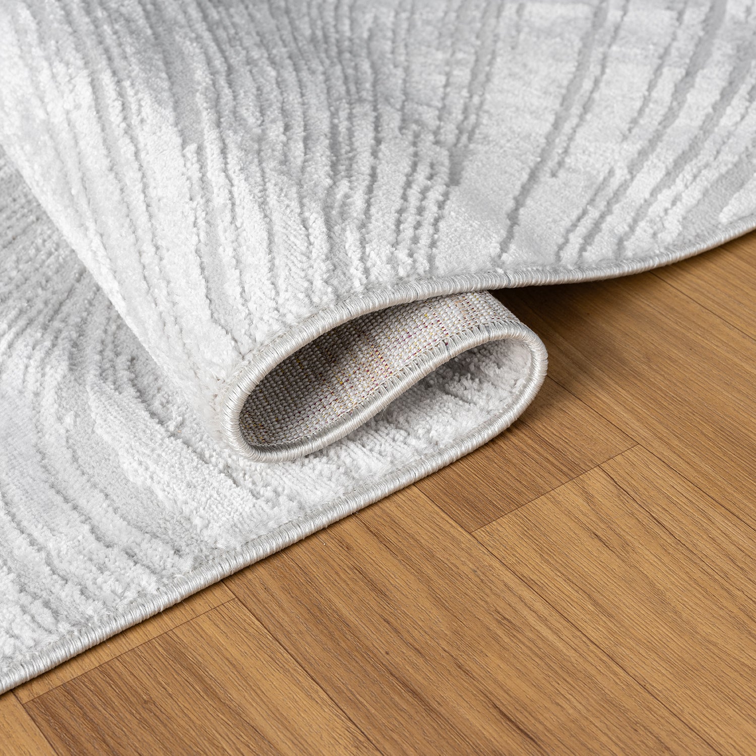 Teppich Kurzflor Modern 3D Muster Hoch-Tief-Struktur Wohnzimmer&Schlafzimmer-59