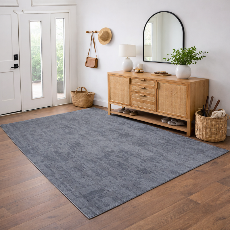 Teppich Modern Wohnzimmer Schlafzimmer Rechteck 3D Effekt Hoch&Tief Pflegeleicht-zoom-