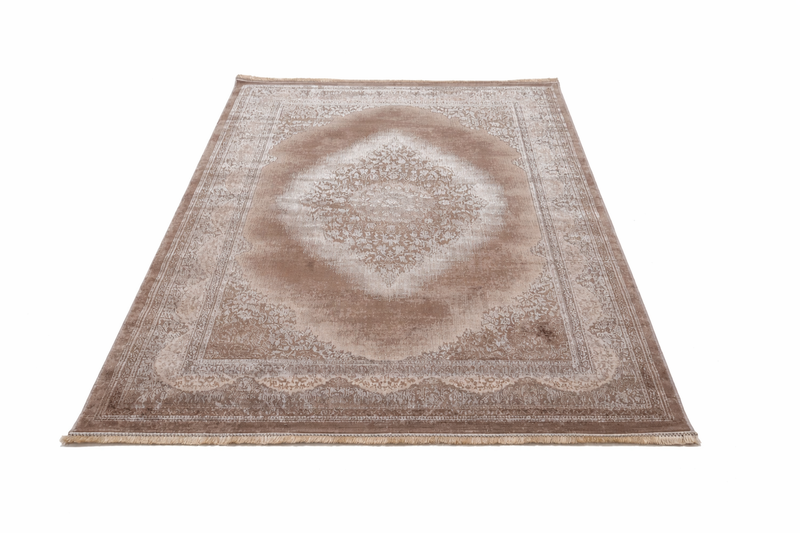 Teppich Kurzflor Moderner Teppich mit Ornament-Muster – Pflegeleicht & Robust – Für Fußbodenheizung geeignet-zoom-