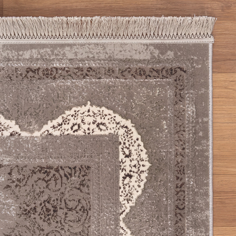 Teppich Kurzflor Moderner Teppich mit Ornament-Muster – Pflegeleicht & Robust – Für Fußbodenheizung geeignet-zoom-