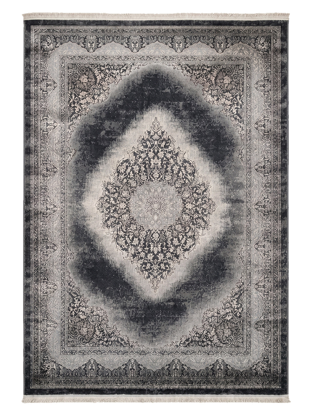 Teppich Kurzflor Moderner Teppich mit Ornament-Muster – Pflegeleicht & Robust – Für Fußbodenheizung geeignet-zoom-3