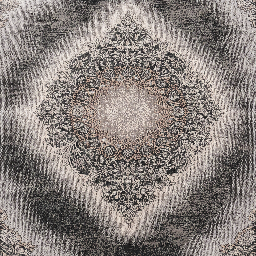 Teppich Kurzflor Moderner Teppich mit Ornament-Muster – Pflegeleicht & Robust – Für Fußbodenheizung geeignet-4