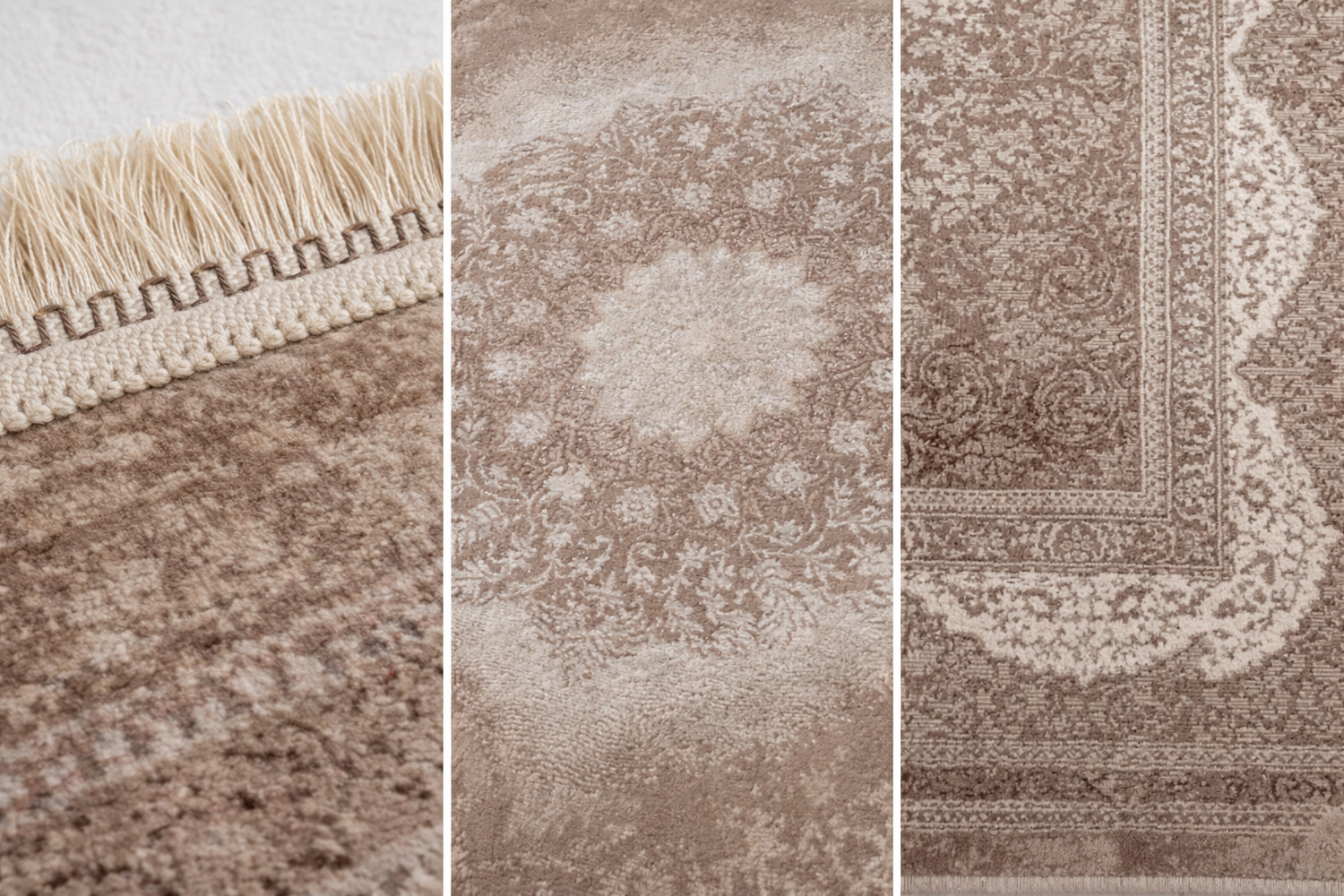 Teppich Kurzflor Moderner Teppich mit Ornament-Muster – Pflegeleicht & Robust – Für Fußbodenheizung geeignet-7