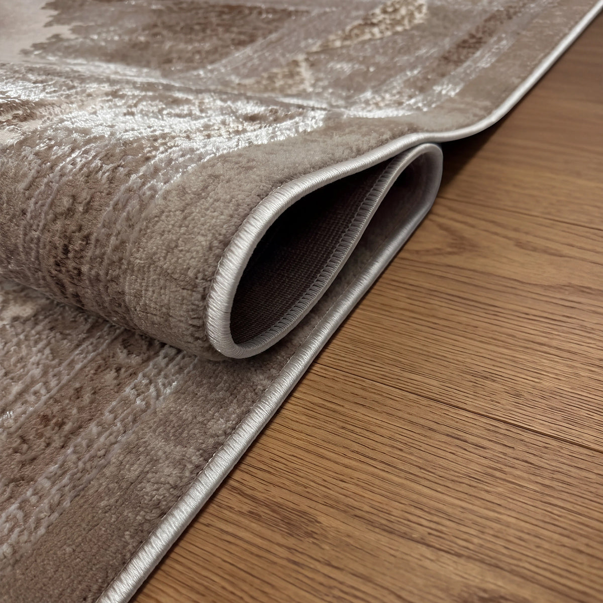 Teppich Kurzflor Moderner Teppich mit Ornament-Muster – Pflegeleicht & Robust – Für Fußbodenheizung geeignet-12