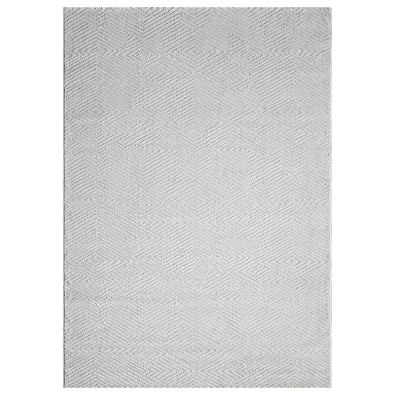 Teppich Kurzflor Wohnzimmer Rauten Hochtief-Muster/ 3D-Effekt Schlafzimmer Boho-zoom-