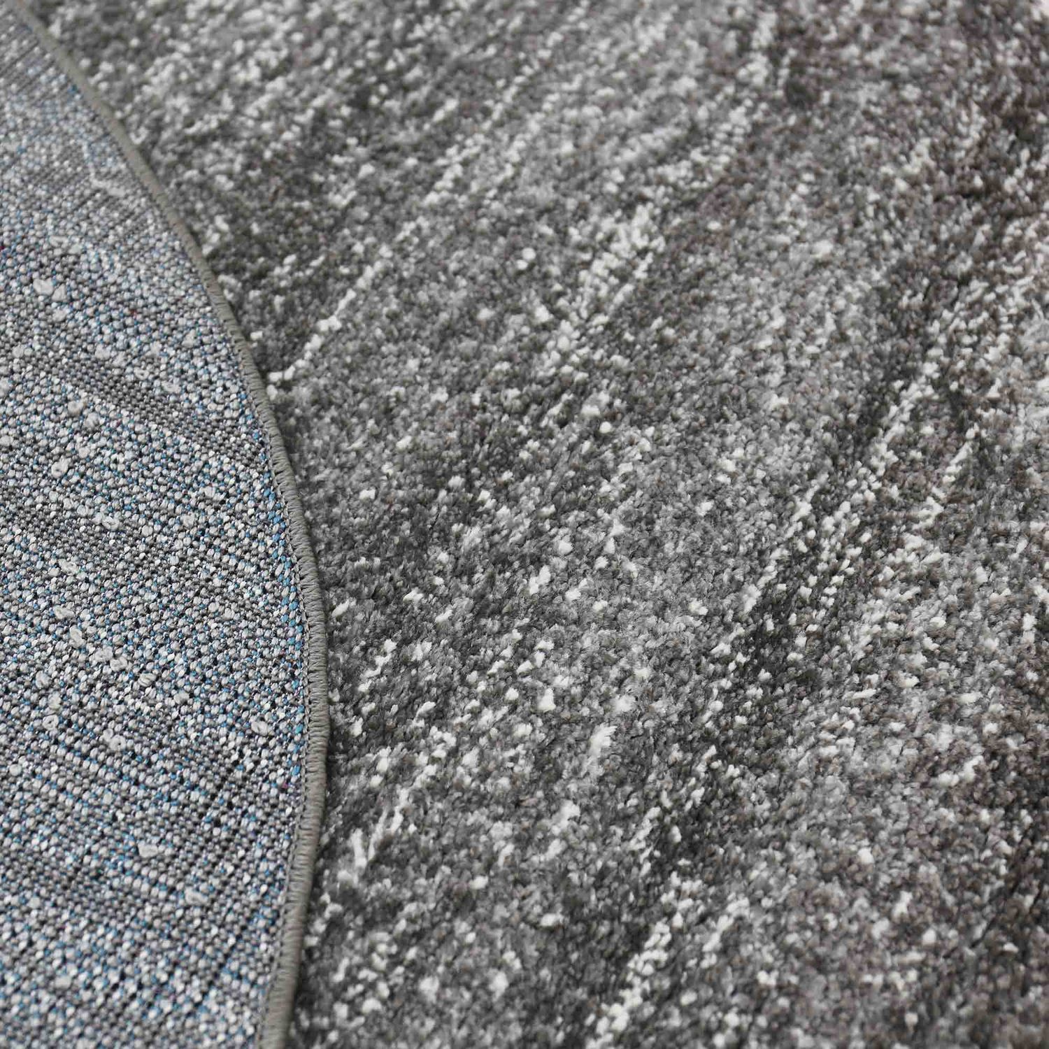 Modern Grey Melange Rug for Living Room, Children's Room, Bedroom, Hallway, and Kitchen-zoom-6