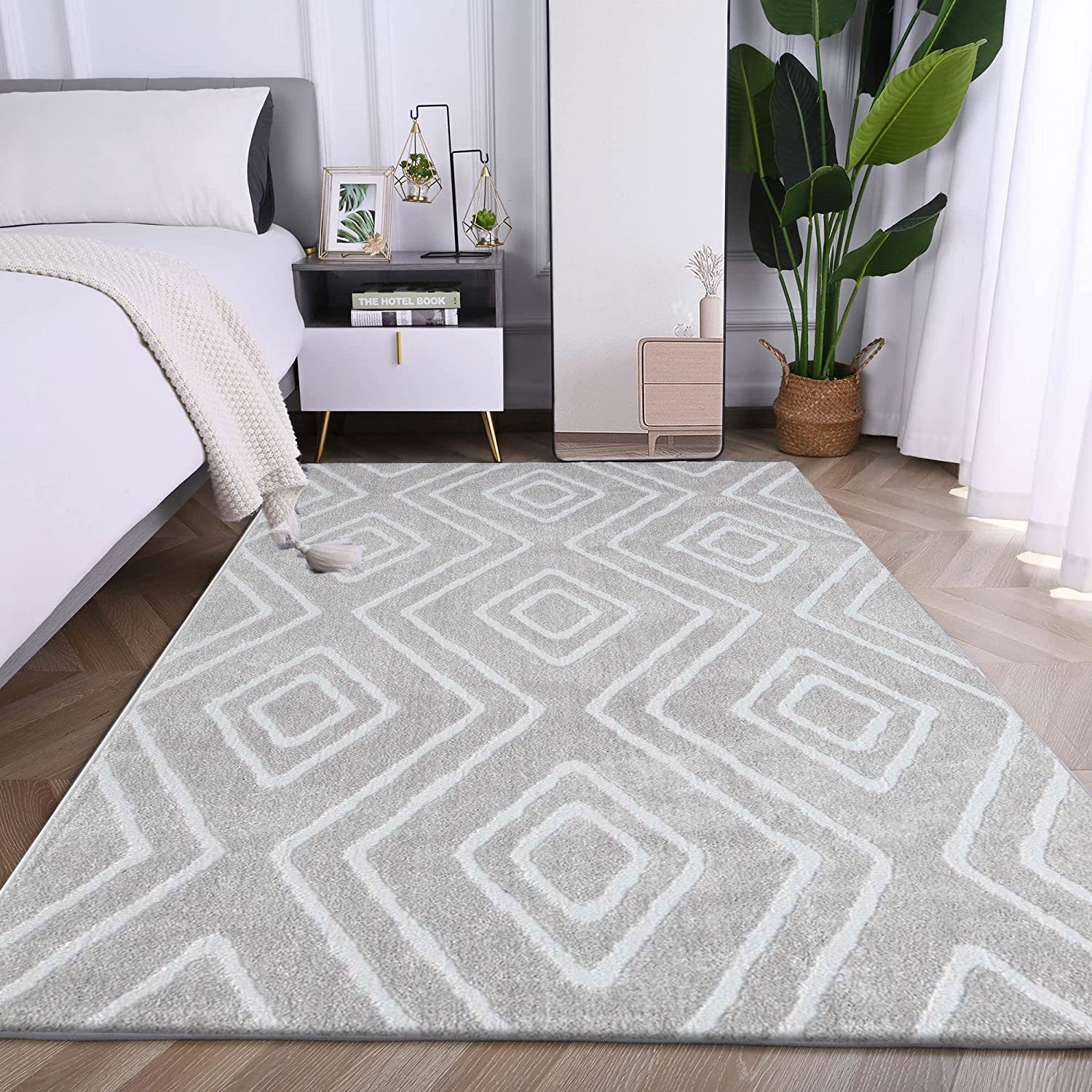 Teppich Modern Super Weich Wohnzimmer Teppich, 3D Effekt, Skandinavisch-zoom-9