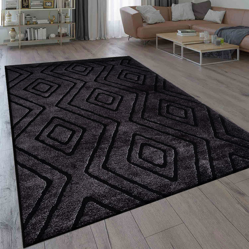 Teppich Modern Super Weich Wohnzimmer Teppich, 3D Effekt, Skandinavisch-zoom-
