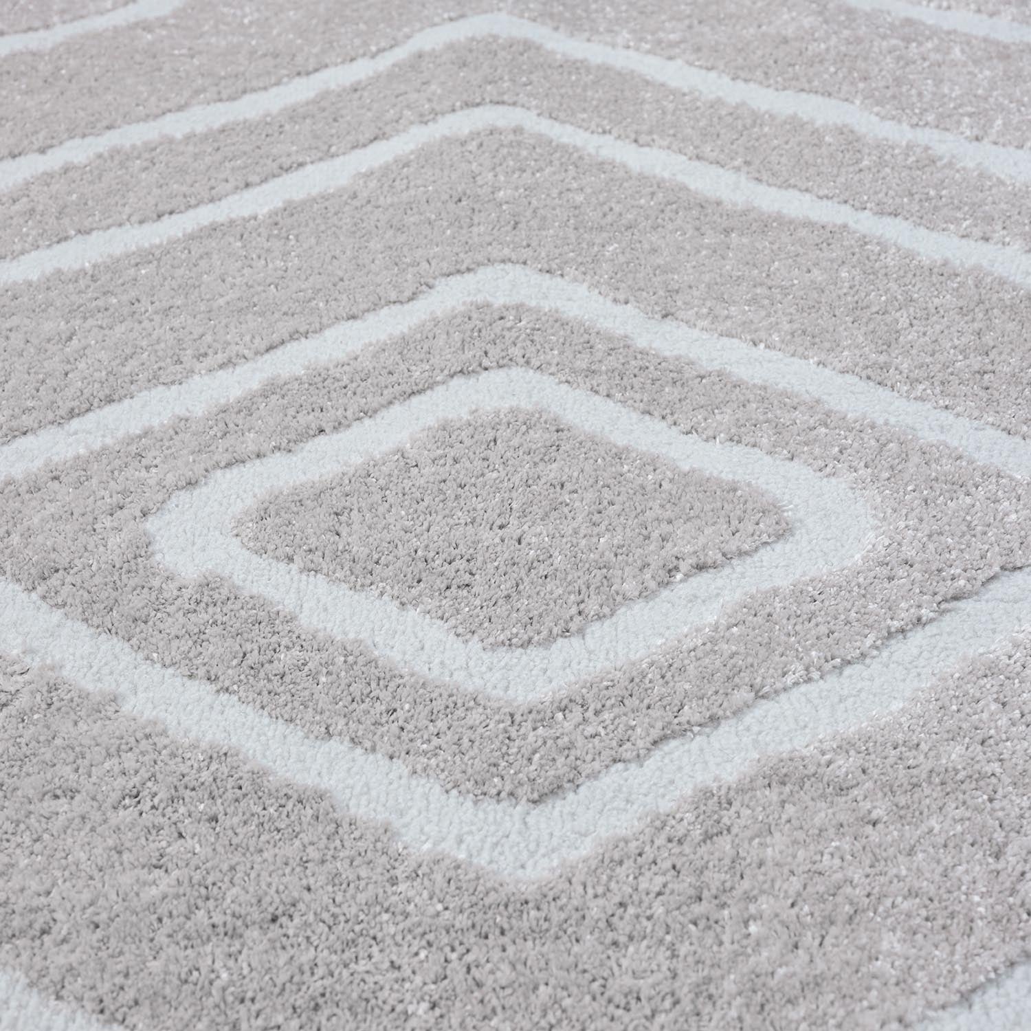 Modern Rug, Super Soft Living Room Rug, 3D Effect, High Pile, Long Pile, Scandinavian, Robust-6