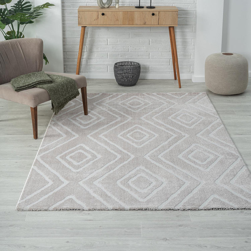 Modern Rug, Super Soft Living Room Rug, 3D Effect, High Pile, Long Pile, Scandinavian, Robust-zoom-
