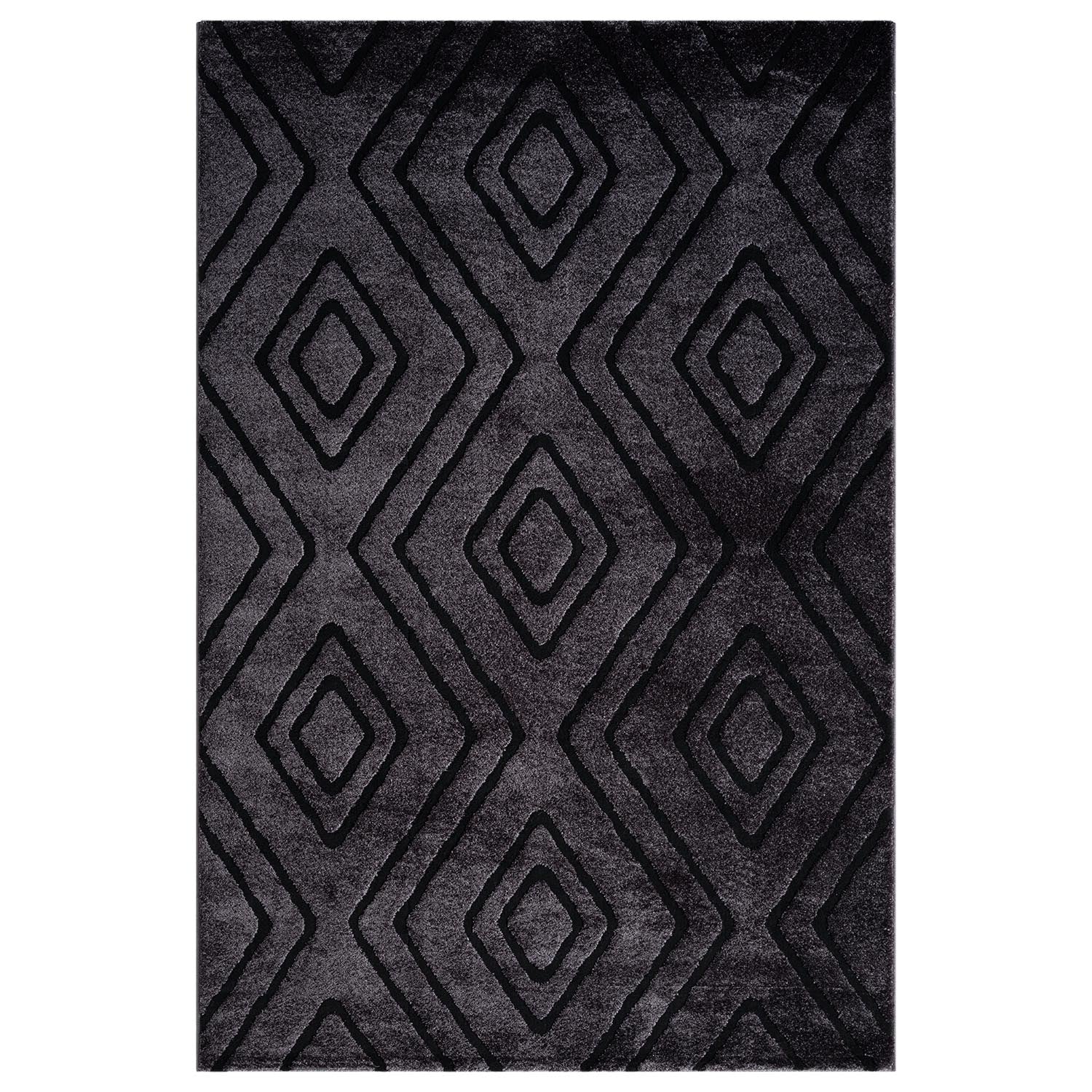 Modern Super Soft Living Room Rug, 3D Effect, Scandinavian