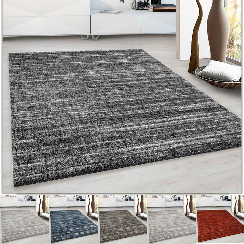 Designer living room rug, soft with dense pile, mottled, various color options-zoom-