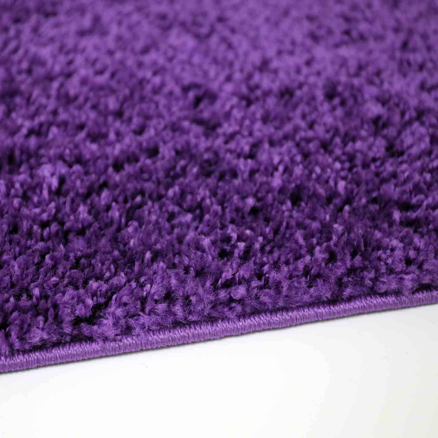 Teppich Prime Shaggy Hochflor Langflor Einfarbig Modern Lila  für Wohnzimmer, Schlafzimmer, kinderzimmer-zoom-6