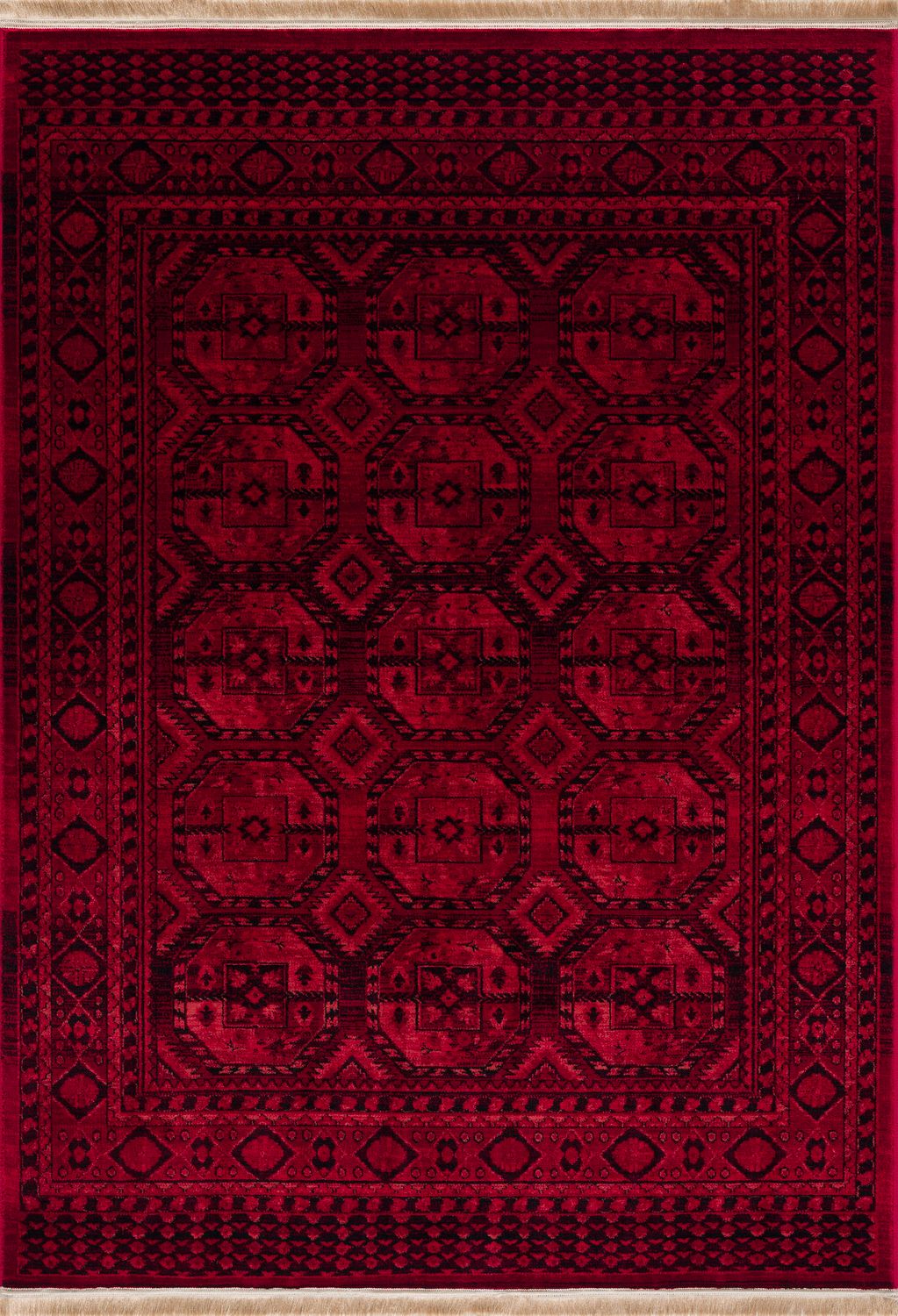 Teppich Home ROYAL Dunkelrot im Vintage-Orient Stil“– Hochwertig & Pflegeleicht-8
