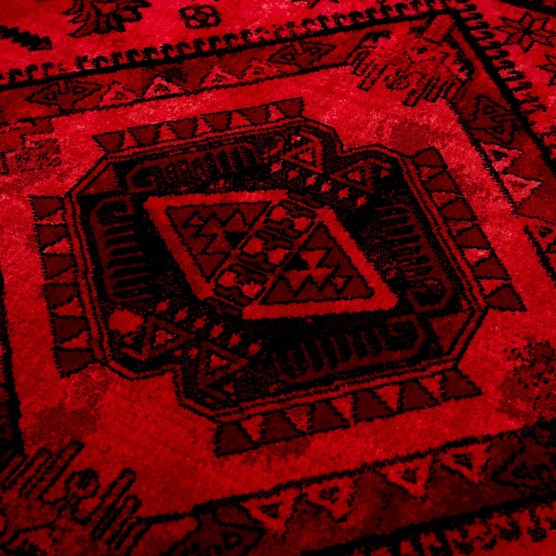 Teppich Home ROYAL Dunkelrot im Vintage-Orient Stil“– Hochwertig & Pflegeleicht-zoom-