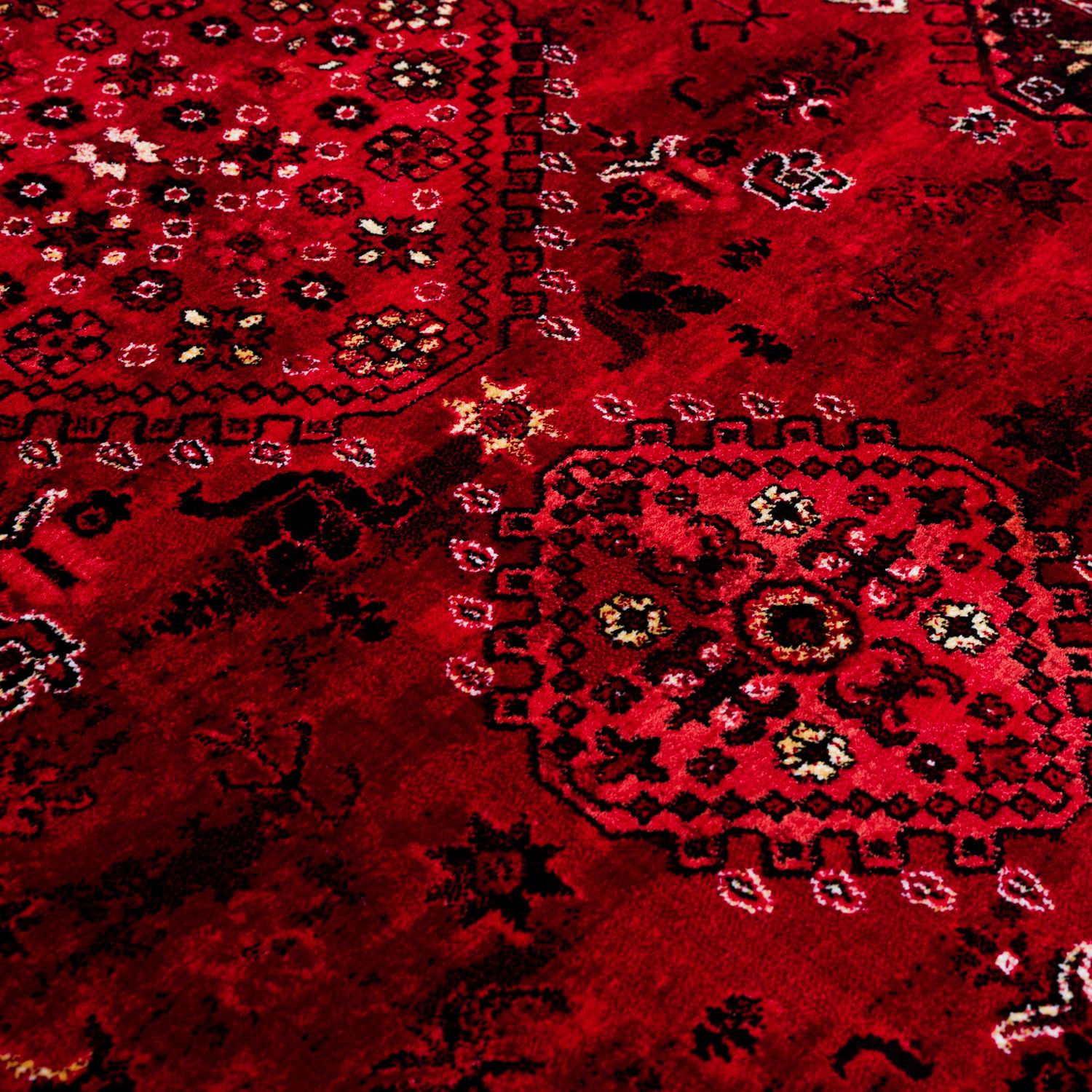 Teppich Home ROYAL Dunkelrot im Vintage-Orient Stil“– Hochwertig & Pflegeleicht-zoom-6