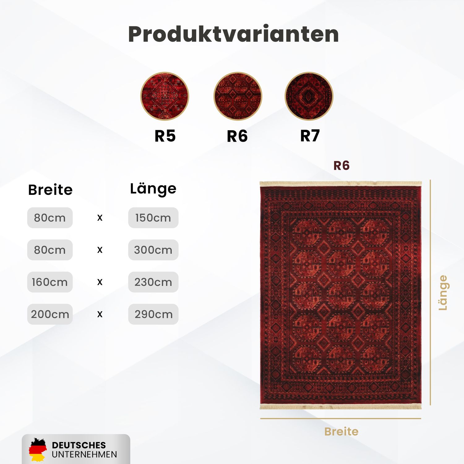Teppich Home ROYAL Dunkelrot im Vintage-Orient Stil“– Hochwertig & Pflegeleicht-zoom-11