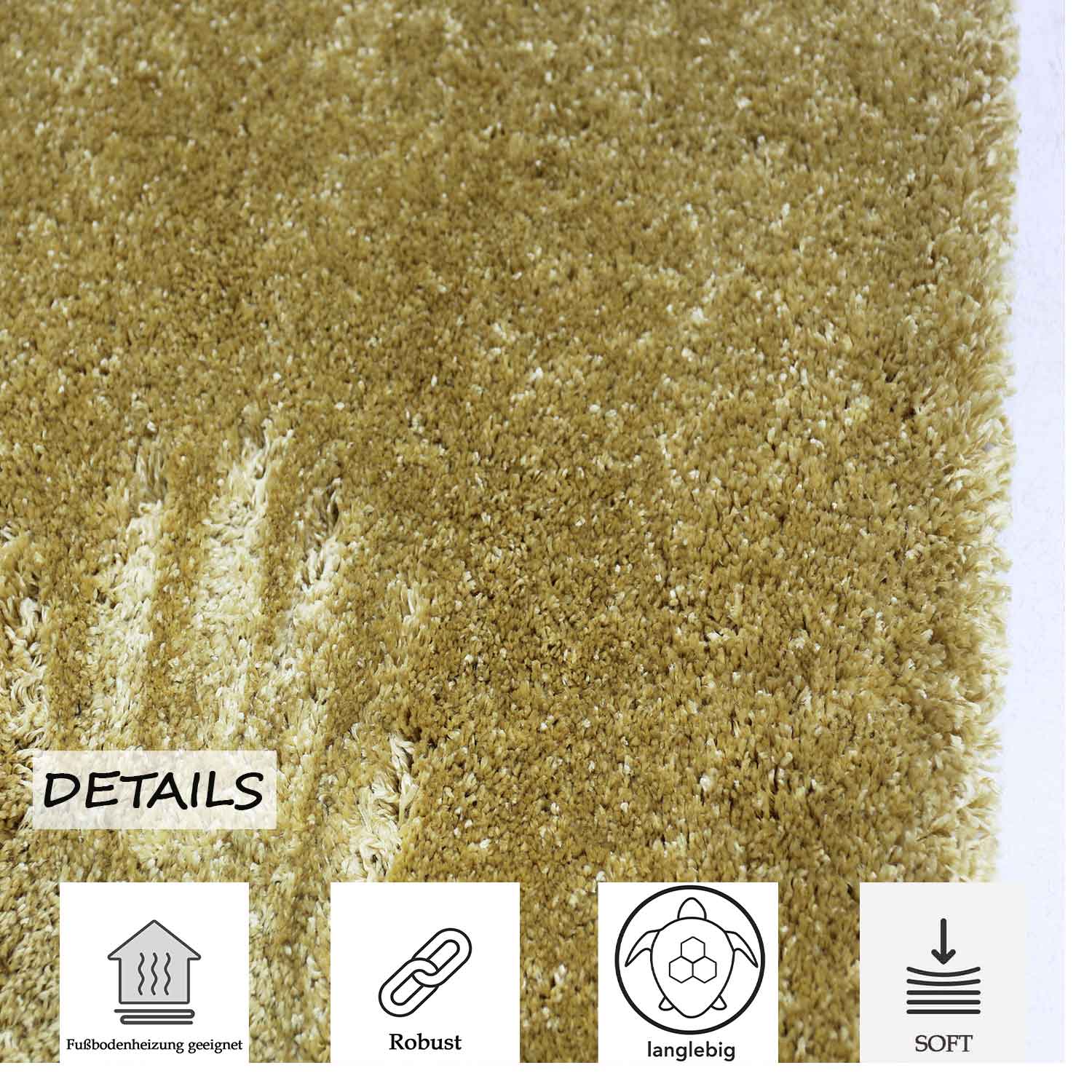 Short-pile rug, solid color, super quality, ultra-soft, for living room, children's room, bedroom, runner-18