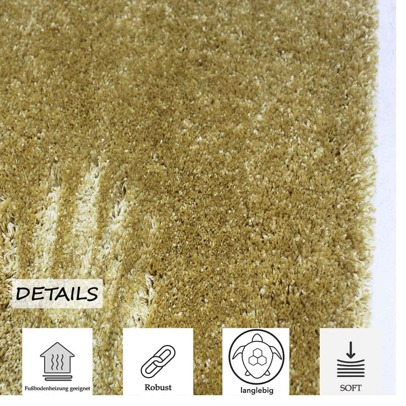 Short-pile rug, solid color, super quality, ultra-soft, for living room, children's room, bedroom, runner-zoom-