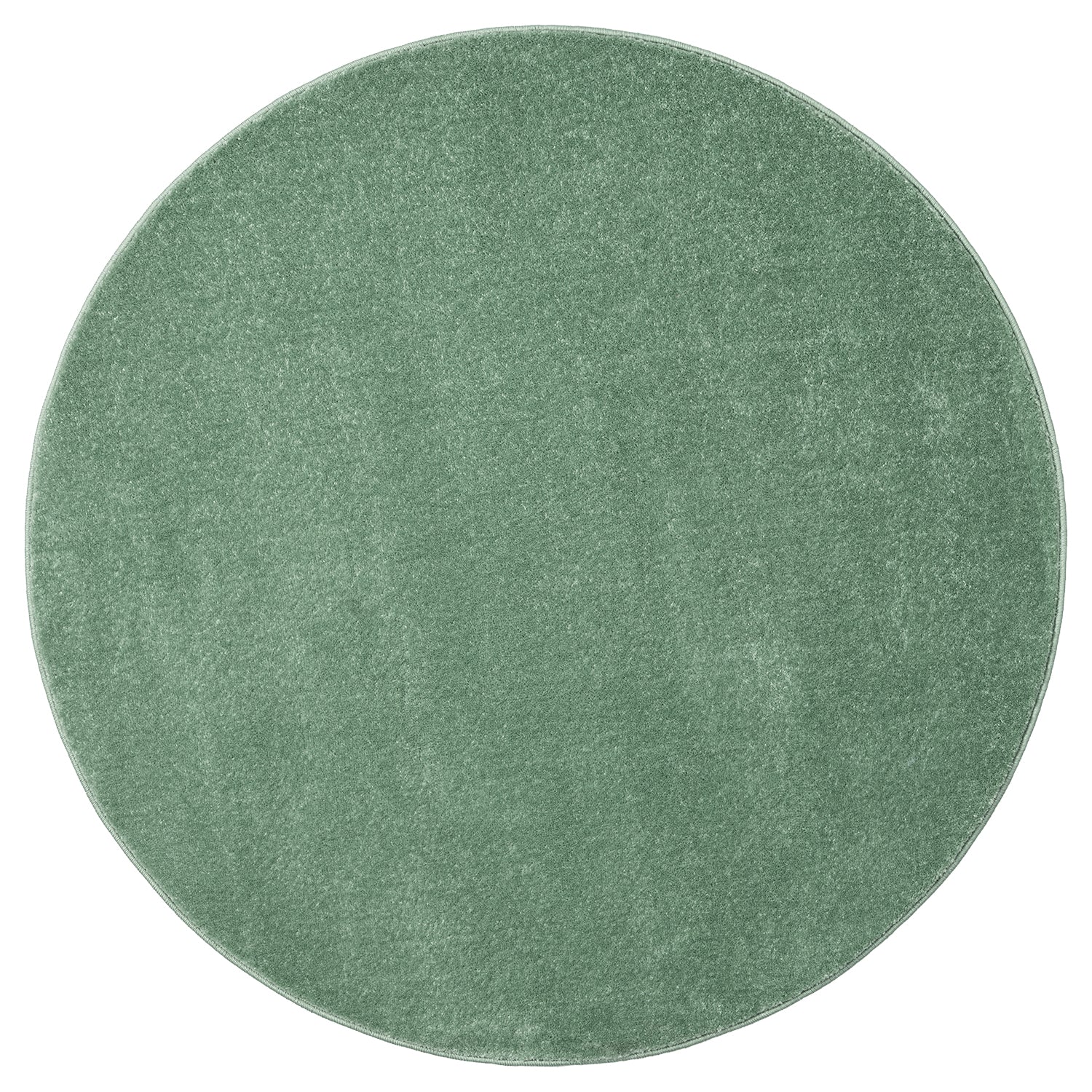 Teppich rund Wohnzimmer Kurzflor Einfarbig für Schlafzimmer kinderzimmer weich Rund-zoom-9