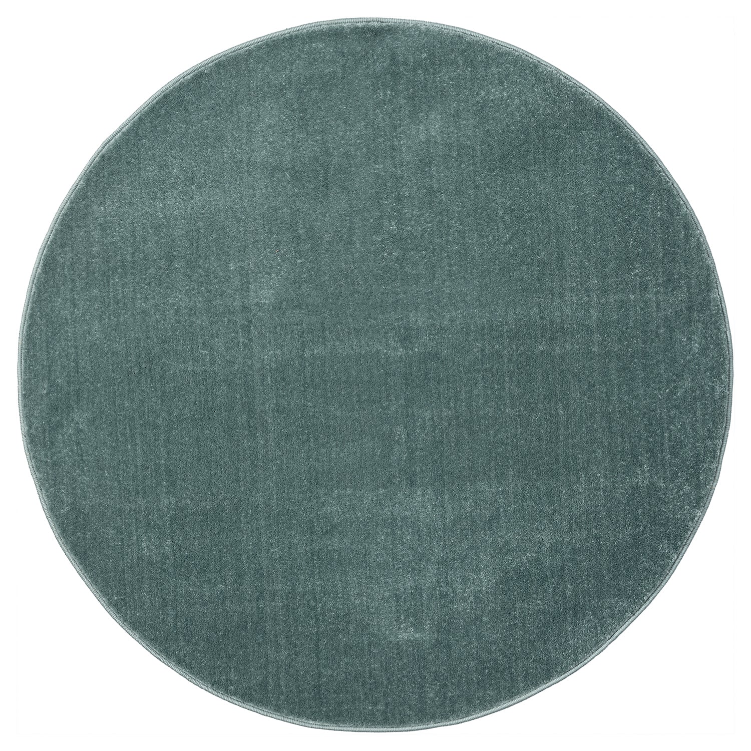 Teppich rund Wohnzimmer Kurzflor Einfarbig für Schlafzimmer kinderzimmer weich Rund-zoom-6