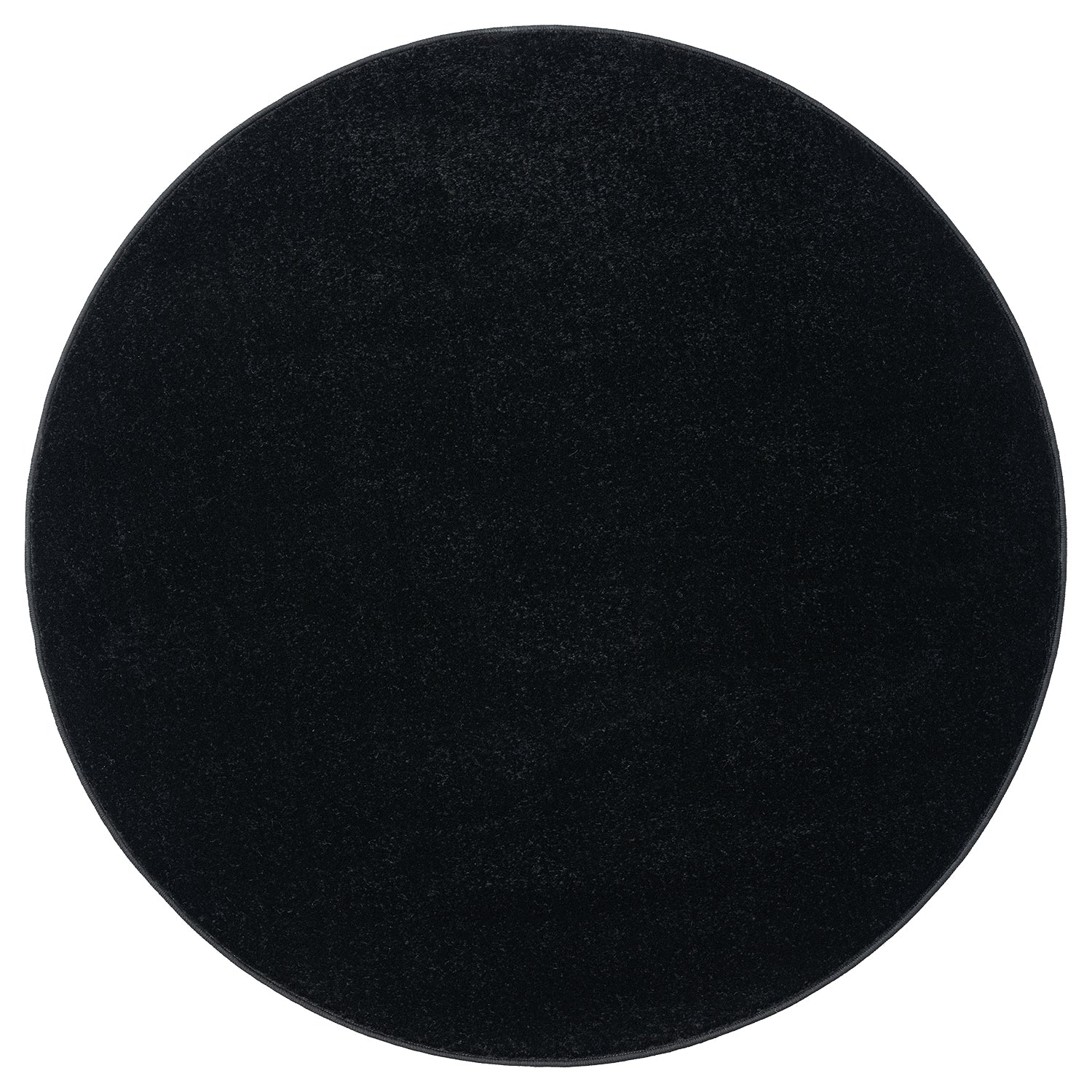 Teppich rund Wohnzimmer Kurzflor Einfarbig für Schlafzimmer kinderzimmer weich Rund-15