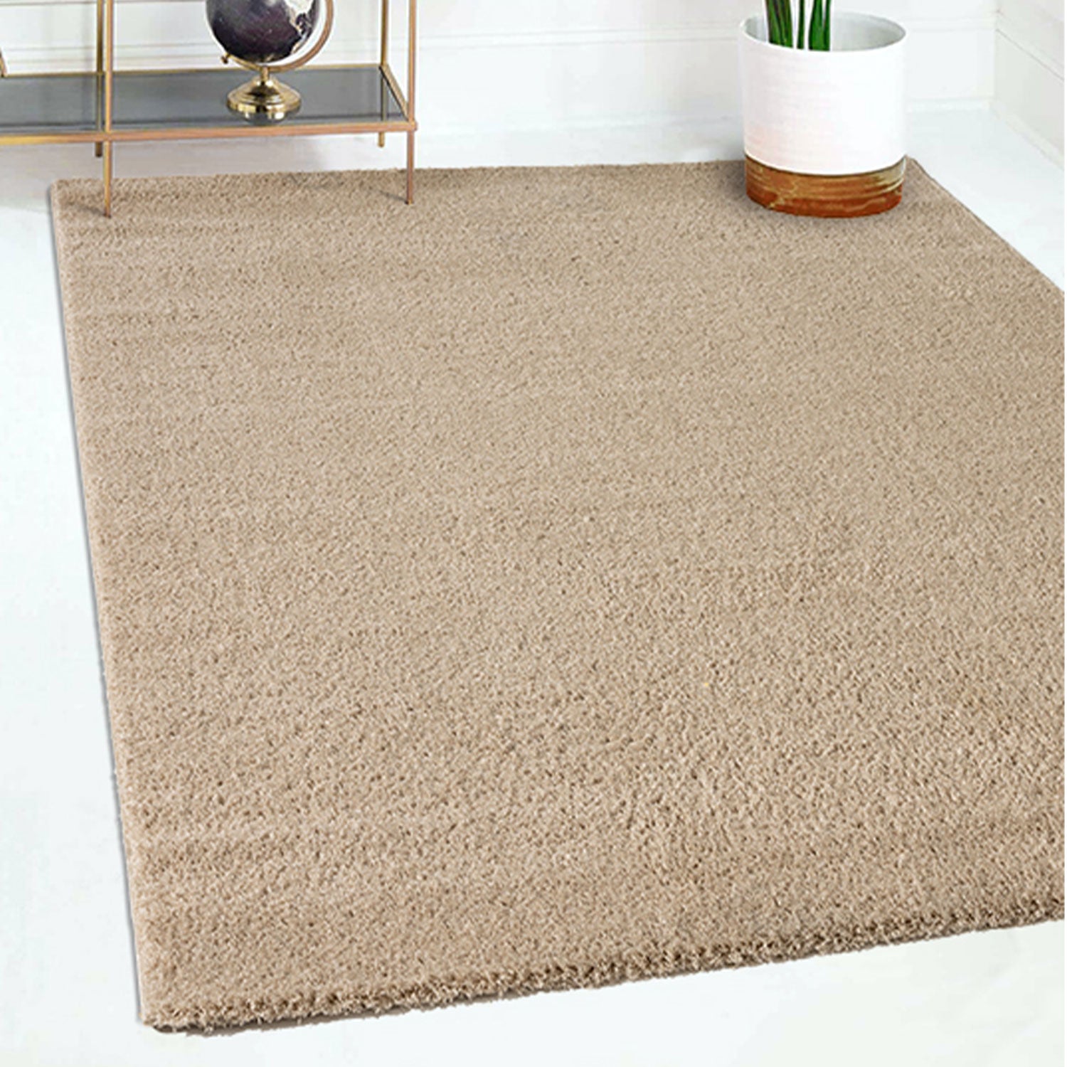 Teppich Kurzflor einfarbig Modern Flauschig Weich Microfaser, für Wohnzimmer, Schlafzimmer, küche-zoom-2