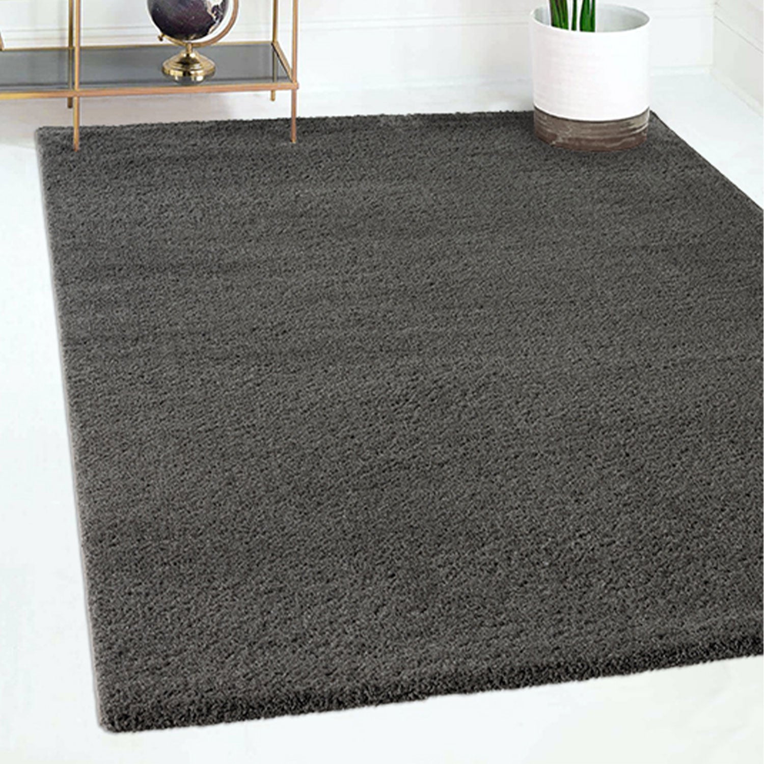 Teppich Kurzflor einfarbig Modern Flauschig Weich Microfaser, für Wohnzimmer, Schlafzimmer, küche-12