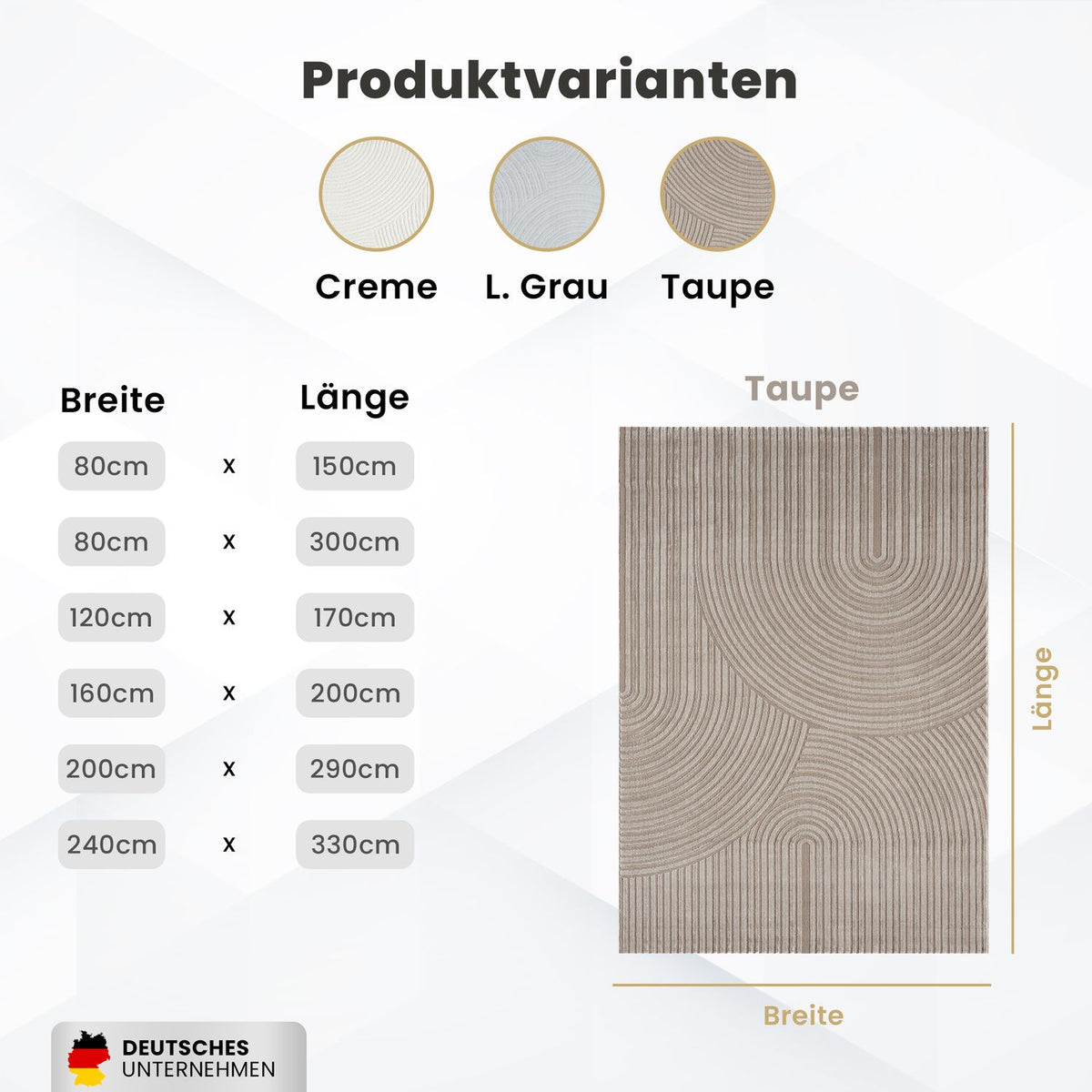 Teppich Wohnzimmer Kurzflor Schlafzimmer Wellen Hochtief-Muster/ Boho Sakndi-zoom-3