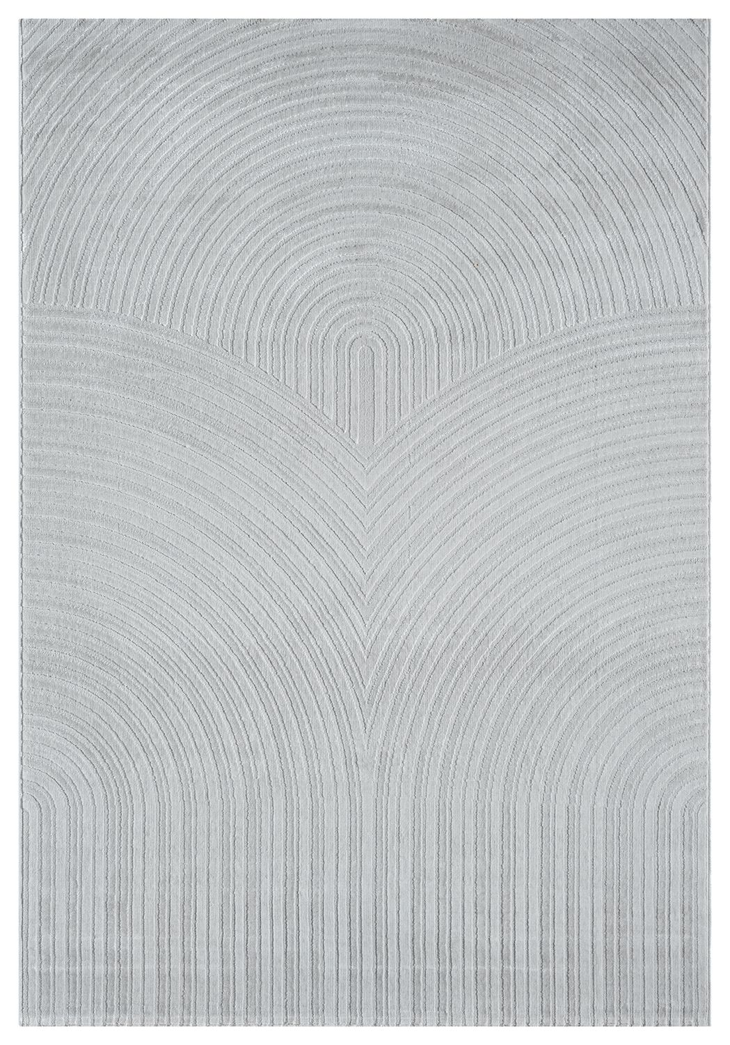 Teppich Wohnzimmer Kurzflor Schlafzimmer Wellen Hochtief-Muster/ Modern lebendige Optik