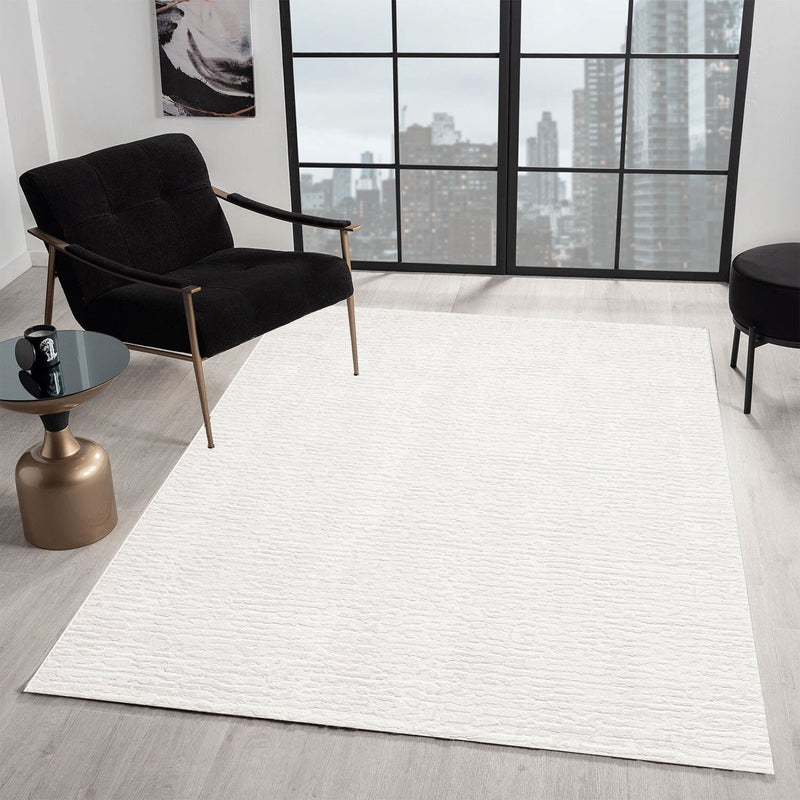 Living room rug, short pile, bedroom runner, high-low pattern/3D effect, Boho-zoom-