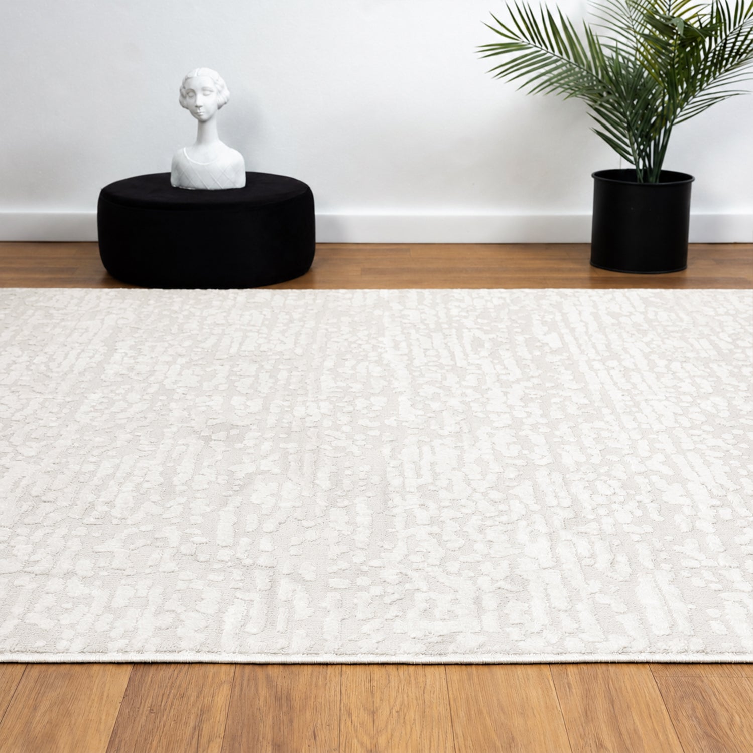 Teppich Wohnzimmer Kurzflor Schlafzimmer läufer Hochtief-Muster/ 3D-Effekt Boho-zoom-17