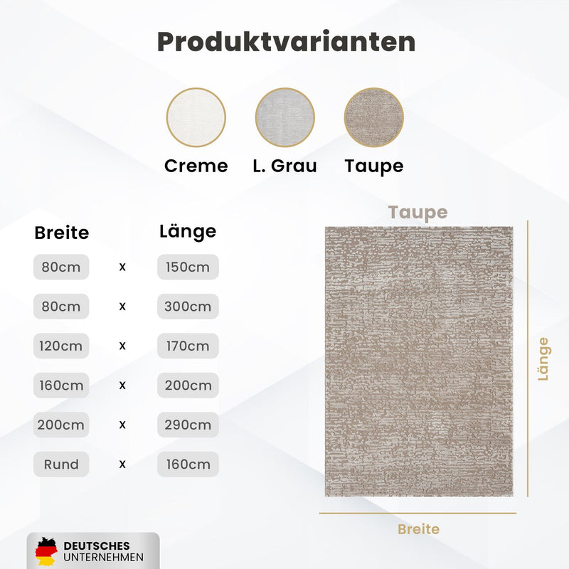 Teppich Wohnzimmer Kurzflor Schlafzimmer läufer Hochtief-Muster/ 3D-Effekt Boho-zoom-