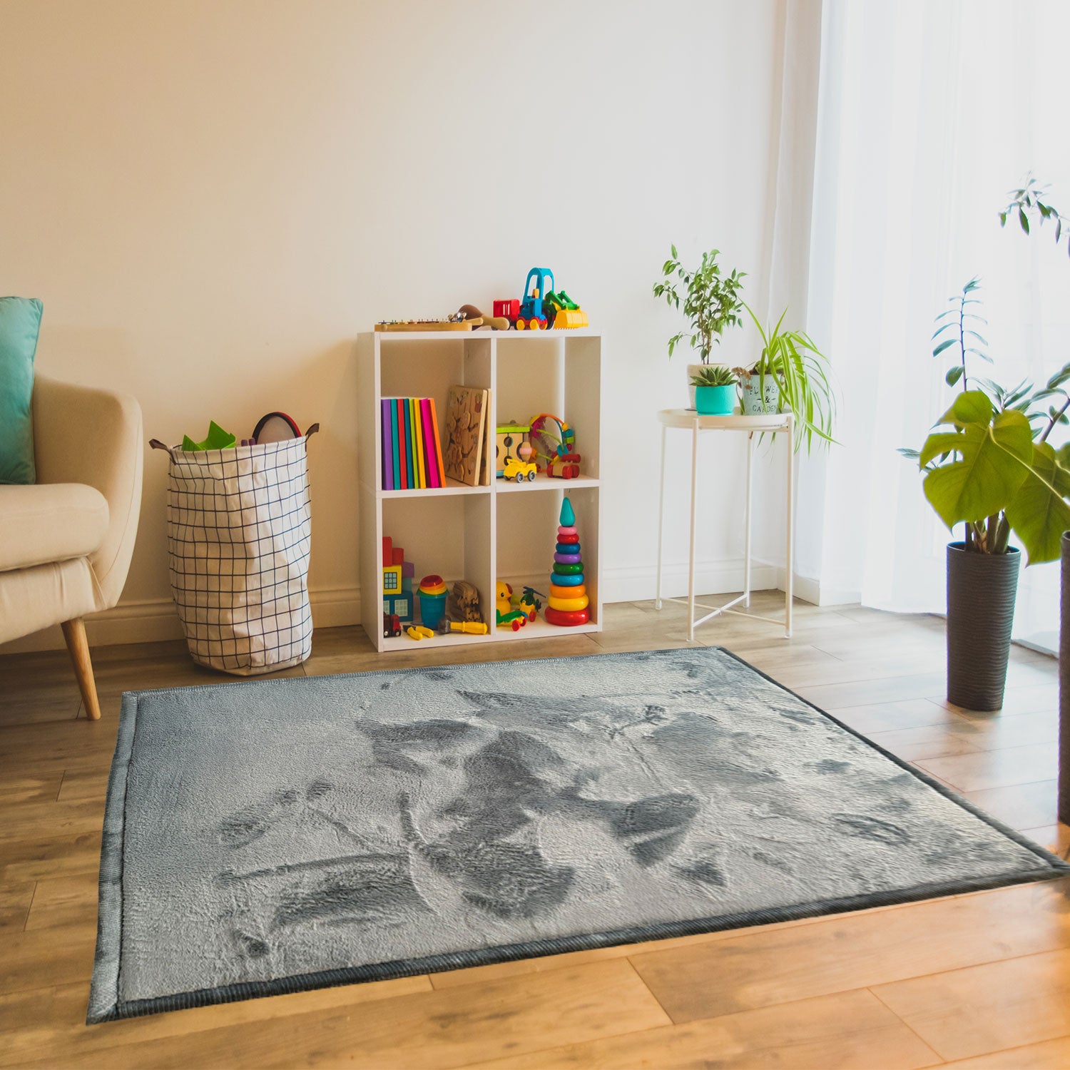 Teppich Baby Spielmatte kinderteppich Krabbeldecke hochwertigem Schaum Rutschfest-4