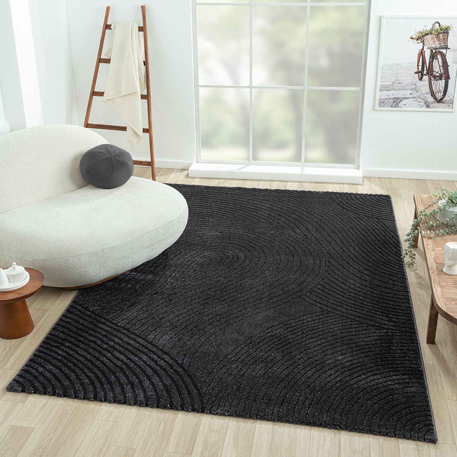 Teppich Wohnzimmer Modern Boho Muster Super Weich Qualitativ Skandinavisch