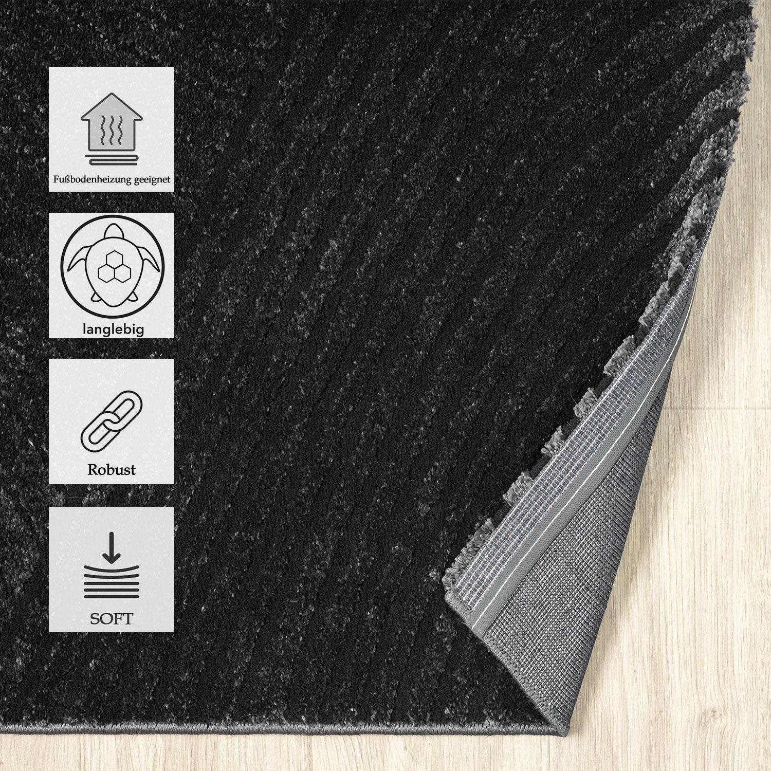 Teppich Wohnzimmer Modern Boho Muster Super Weich Qualitativ Skandinavisch-4