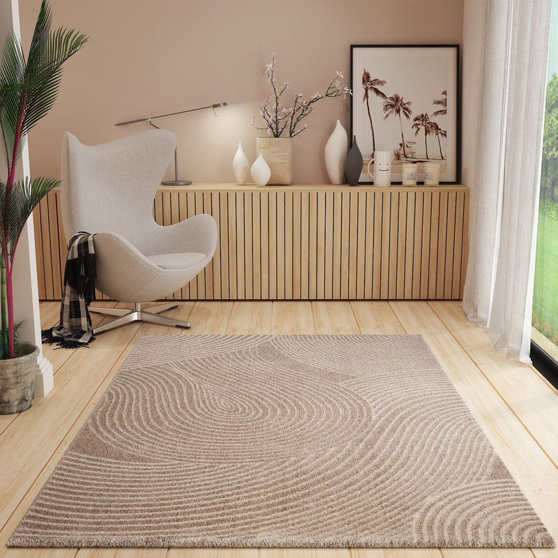 Teppich Wohnzimmer Modern Boho Muster Super Weich Qualitativ Skandinavisch-zoom-