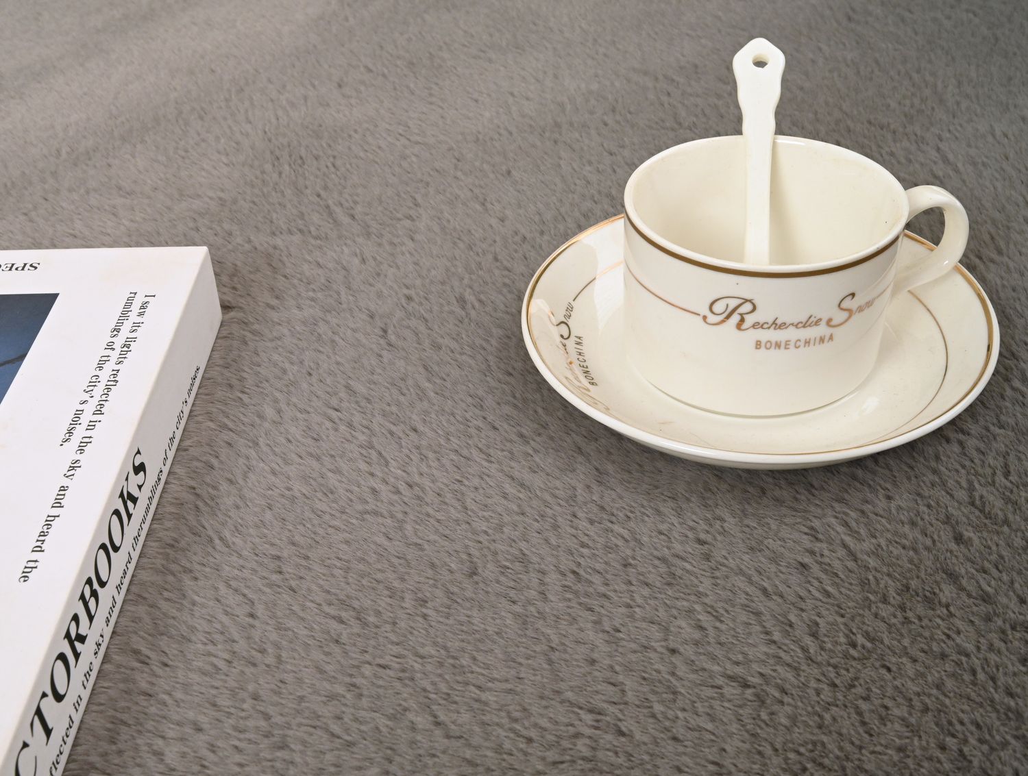 Carpet for living room/bedroom: Fluffy, short pile – washable and suitable for underfloor heating-zoom-7