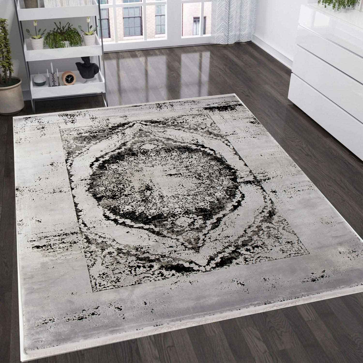 Teppich Wohnzimmer Schlafzimmer Baumwolle Hochwertiger Teppich mit Fransen-4