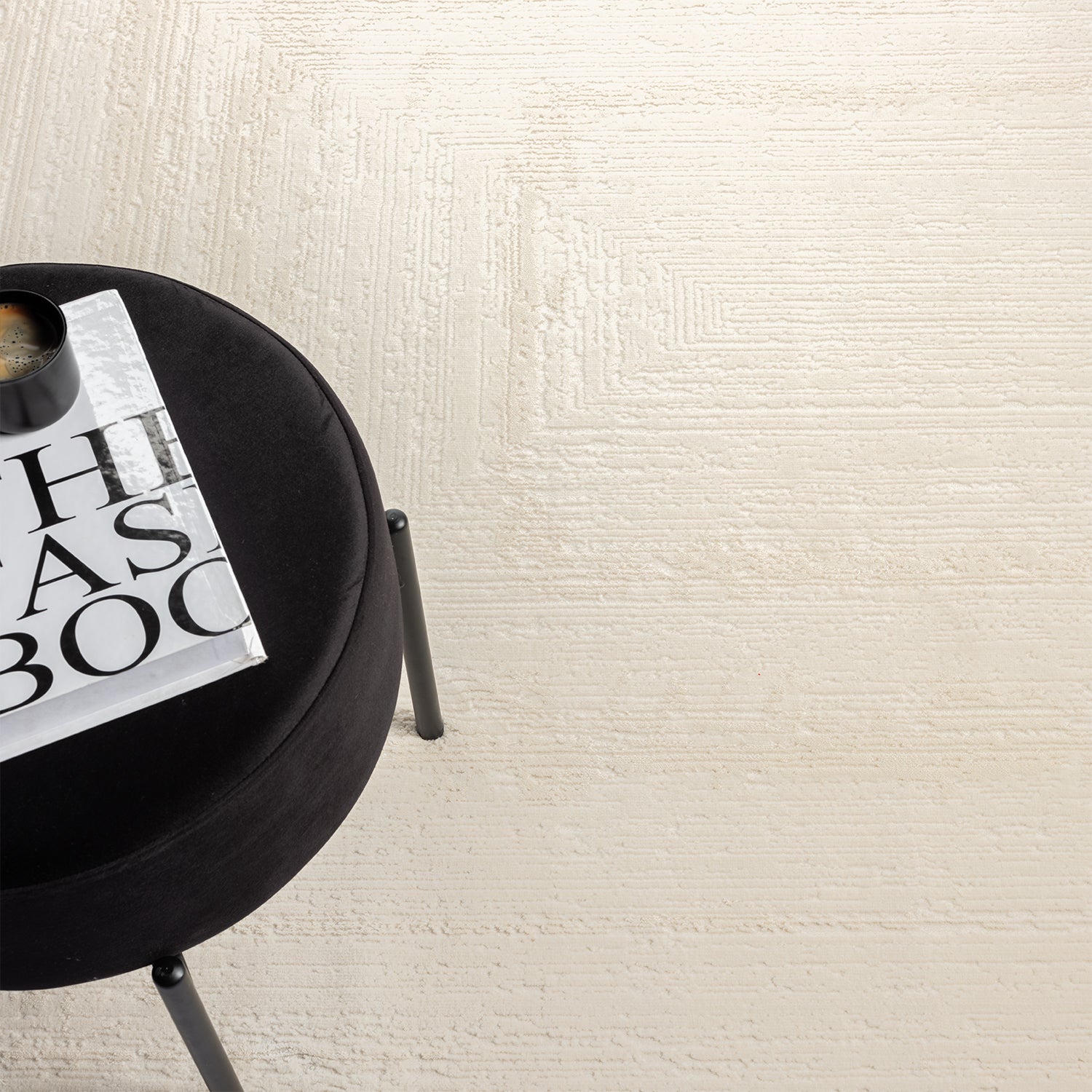 Modern rug for living room and bedroom with high and low border, high quality, 3D effect-29