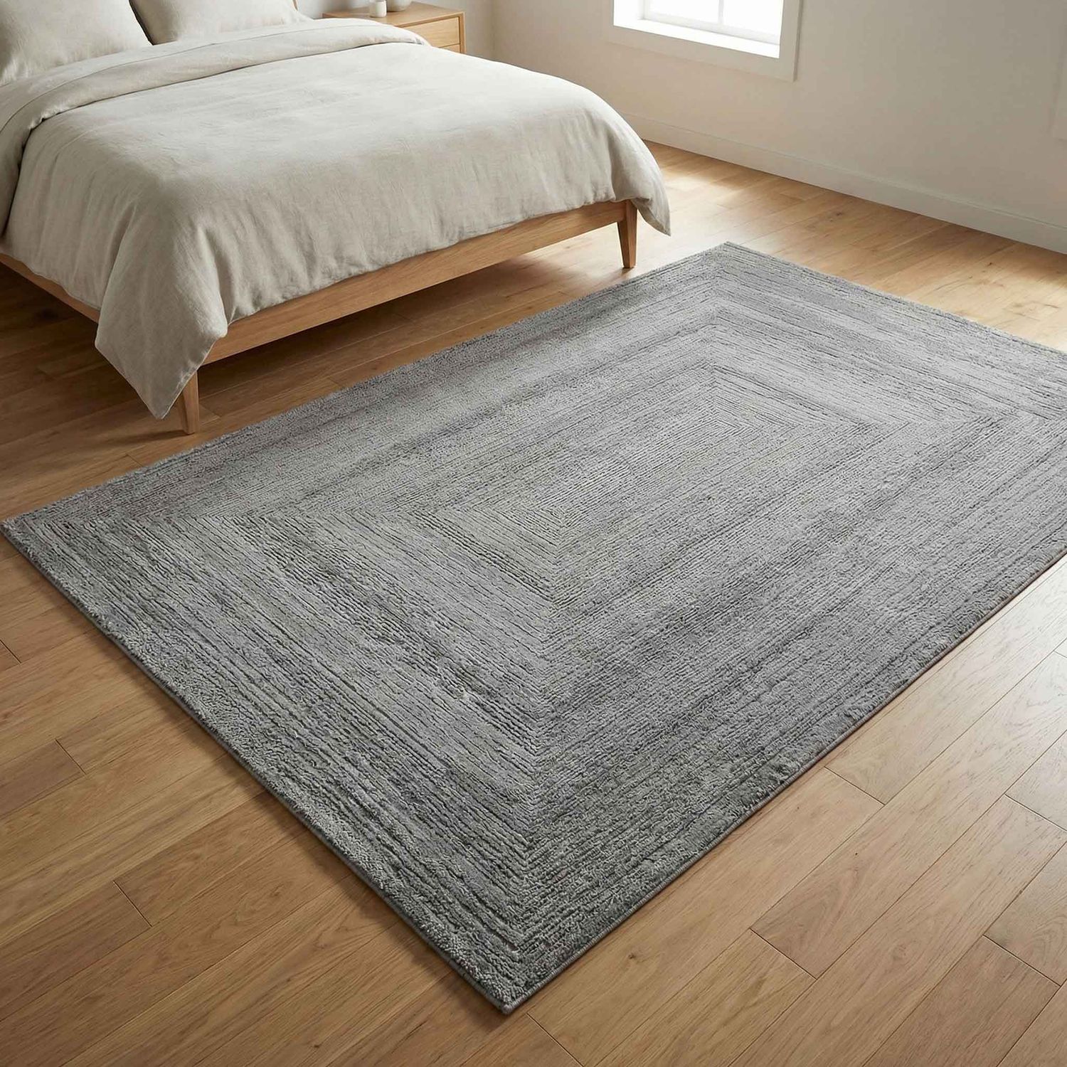 Modern rug for living room and bedroom with high and low border, high quality, 3D effect-22