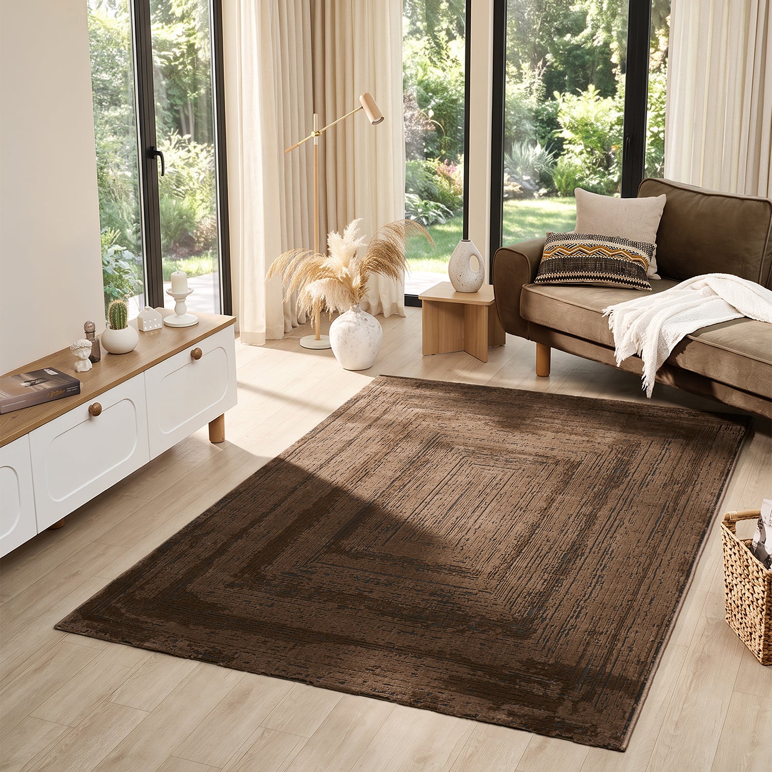 Modern rug for living room and bedroom with high and low border, high quality, 3D effect-zoom-52