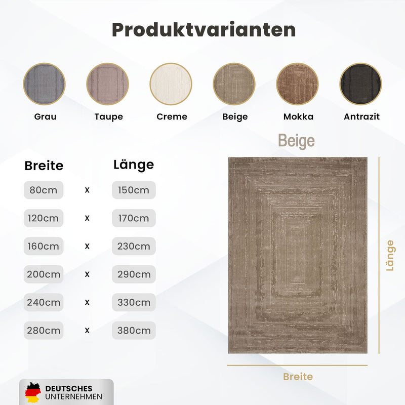 Modern rug for living room and bedroom with high and low border, high quality, 3D effect-zoom-