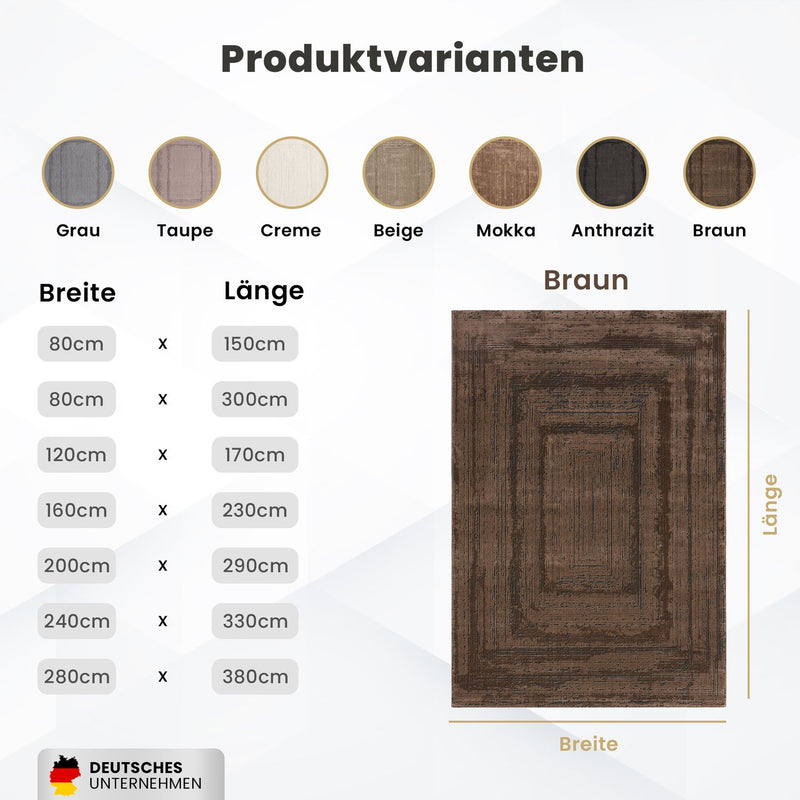 Modern rug for living room and bedroom with high and low border, high quality, 3D effect-zoom-